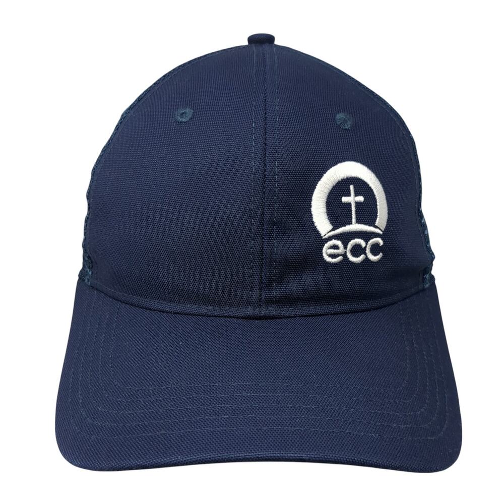 Ecc Snapback Mesh Back Trucker Hat Blue One Size Embroidered Carhartt